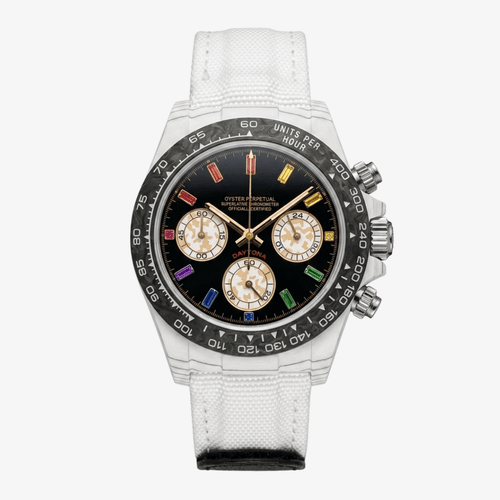 FYNTHER Daytona RAINBOW CHRONOGRAPH MOD FORGED CARBON EDITION