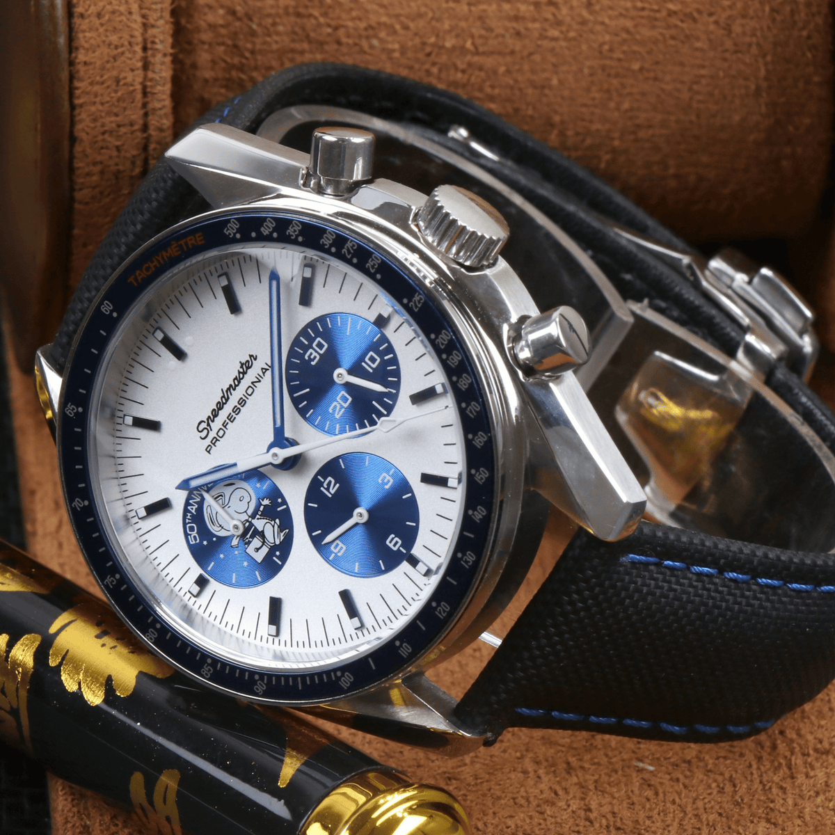 FYNTHER Speedmaster CRONÓGRAFO MOD EDICIÓN SNOOPY