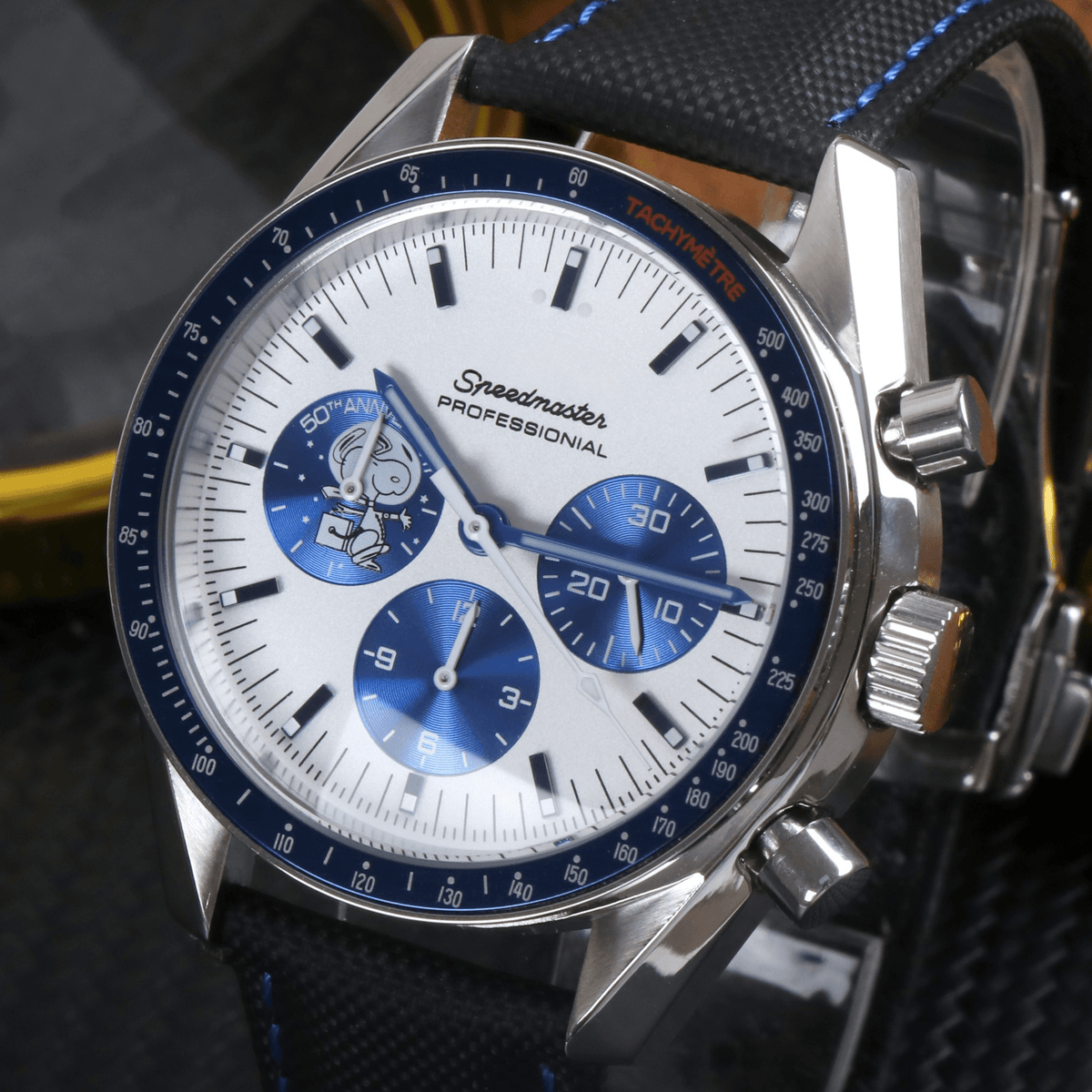 FYNTHER Speedmaster CRONÓGRAFO MOD EDICIÓN SNOOPY