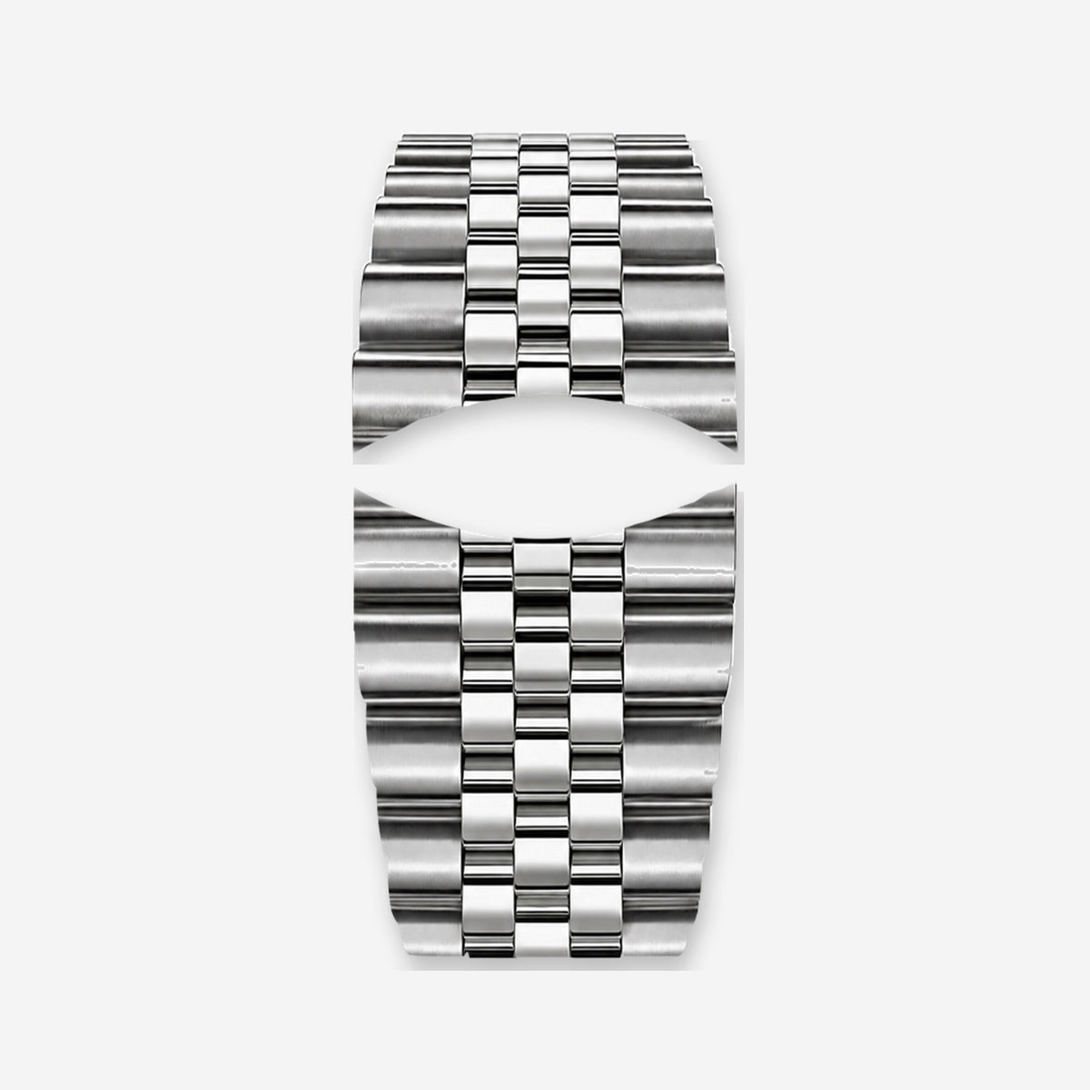 Bracelet en acier argenté poli | Prestige