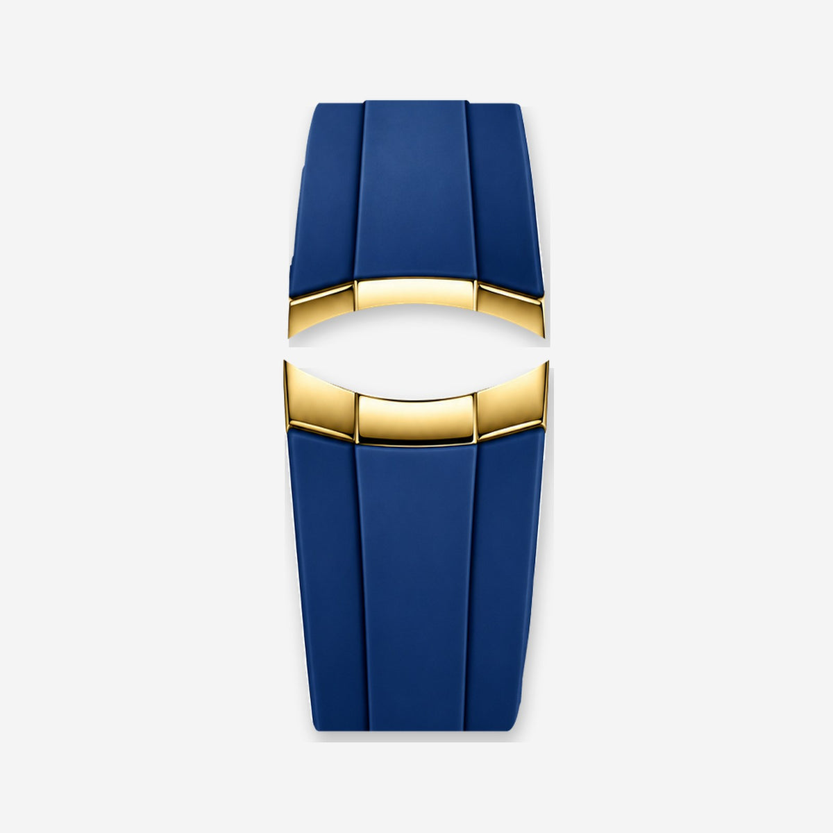 Blue Silicone Strap · Gold Clasp | Racing