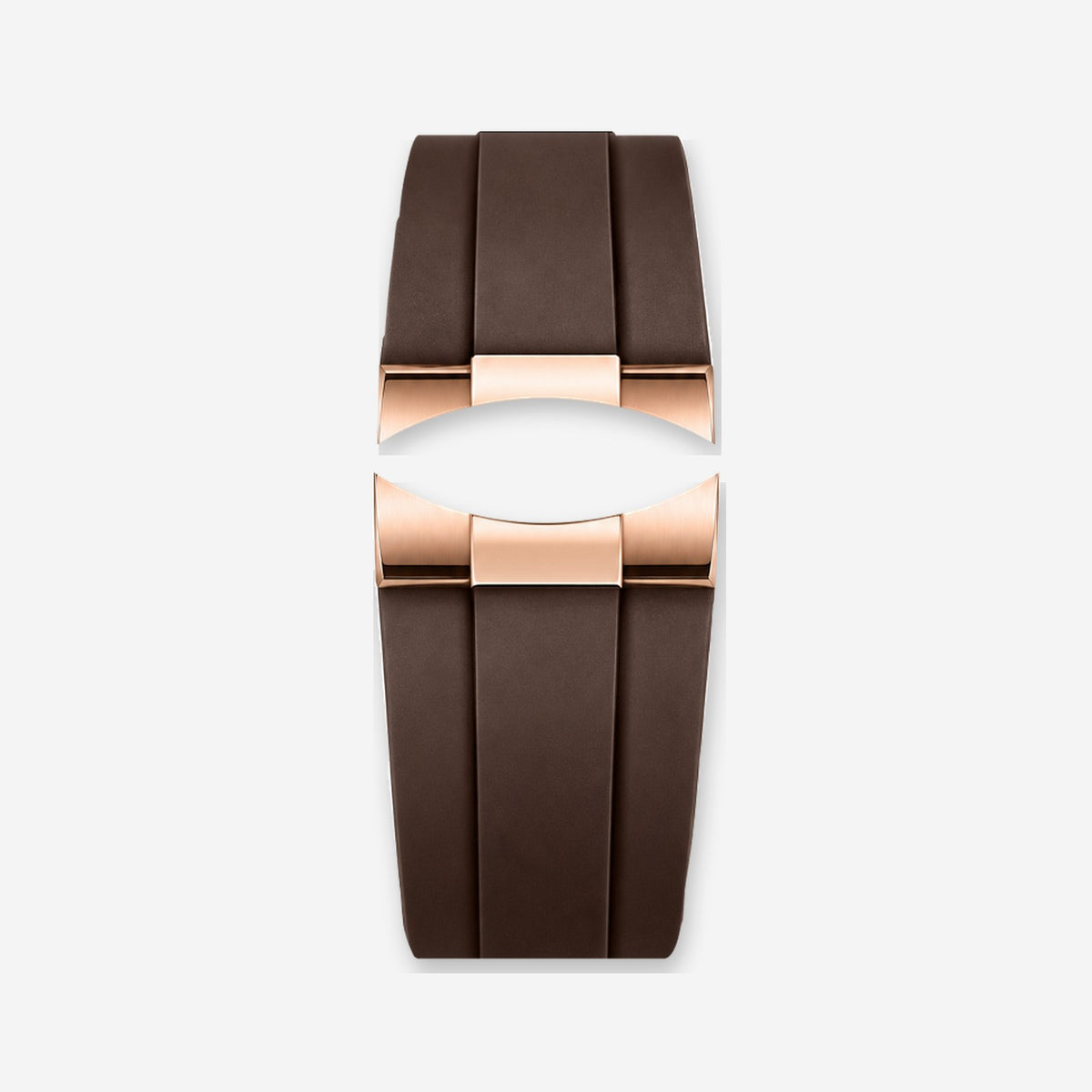 🎁 Daytona Strap – Brown Rubber · Rose Gold (100% off)
