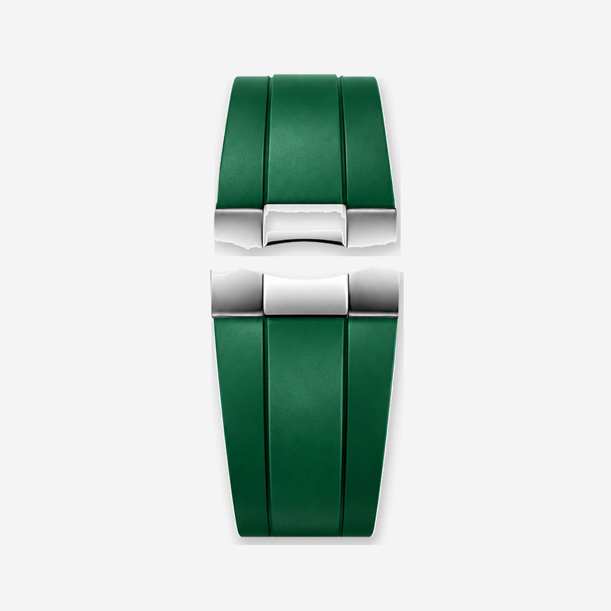 Green Silicone Strap · Silver Clasp | Racing