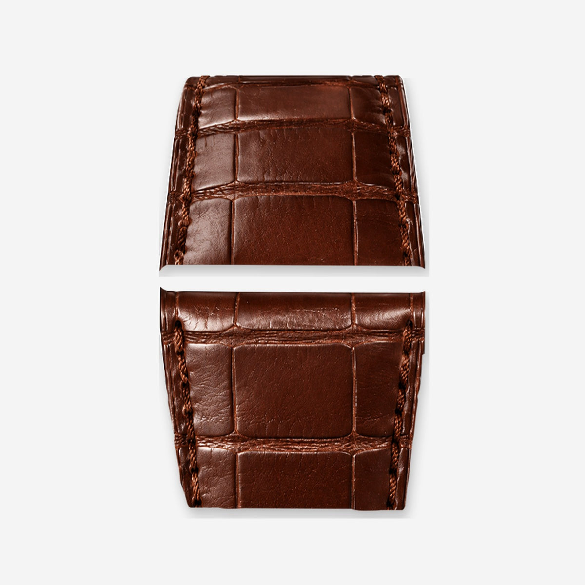 Brown Croco Leather Strap | Carré