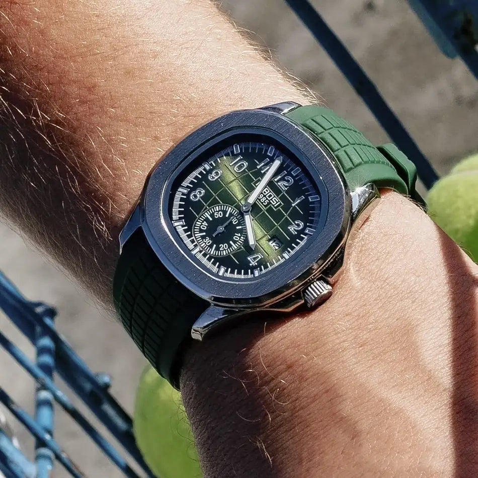 Nibosi Nemesis Men's Watch – Rubber Strap – Green