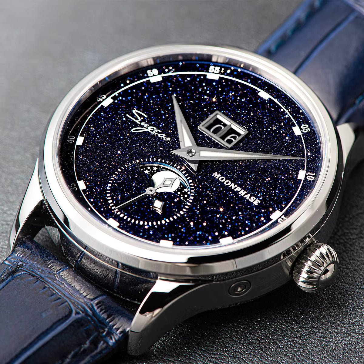 VOXO Moonphase 40mm – Men's Automatic Watch – image 3