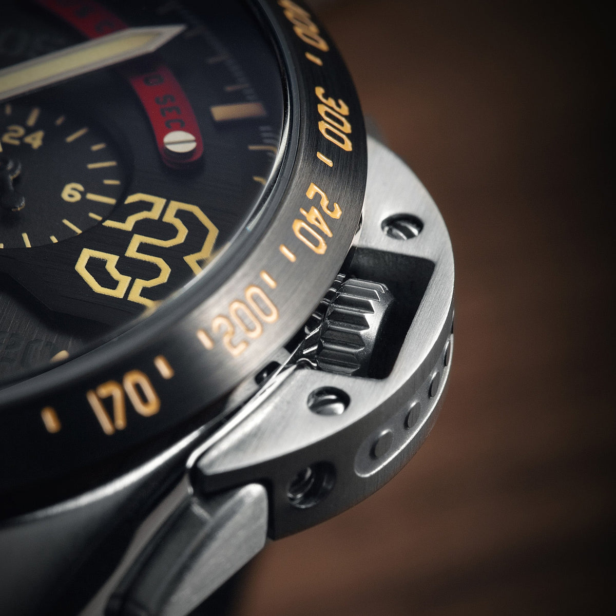 AVI-8 P-51 Mustang Blakeslee Chronograph – Bronze Oak – image 7