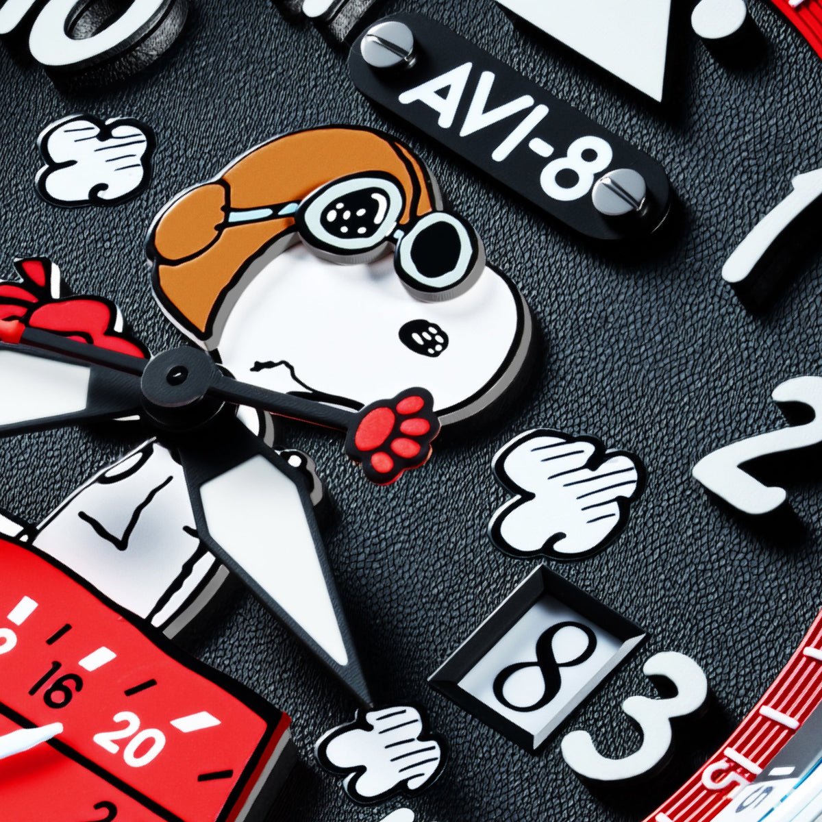 AVI-8 McKellar Dual Time Peanuts Snoopy Flying Ace – Phantom Flyer (Limited Edition) – image 5