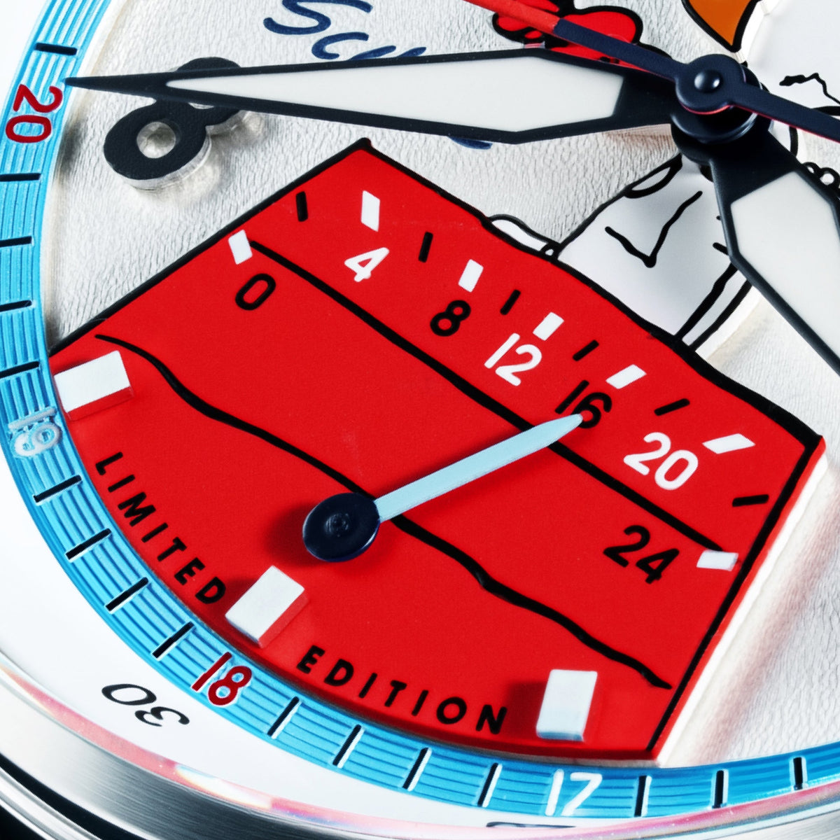 AVI-8 McKellar Dual Time Peanuts Snoopy Flying Ace – Aero Blue (Limited Edition) – image 4