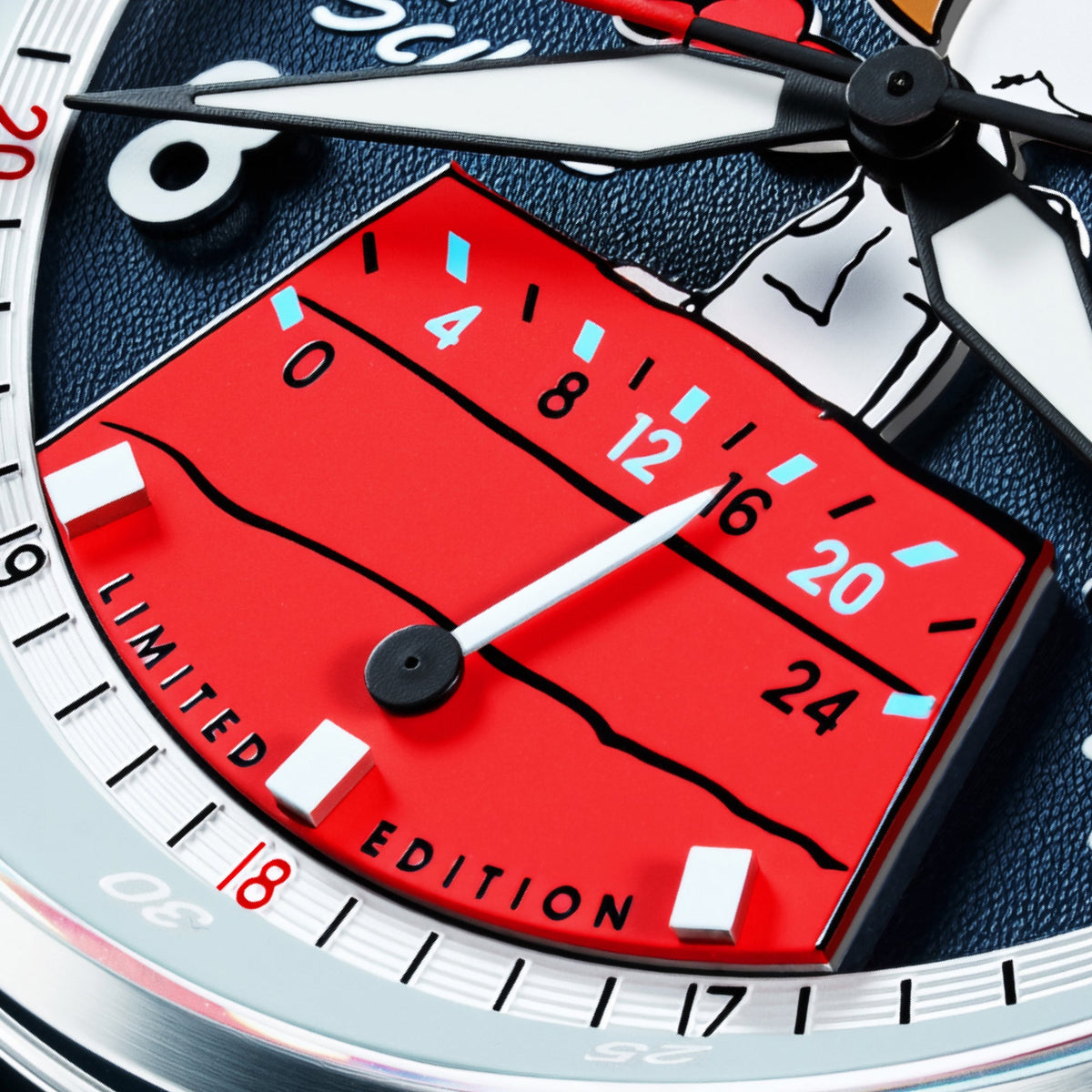 AVI-8 McKellar Dual Time Peanuts Snoopy Flying Ace – Azure Aviator (Limited Edition) – image 4
