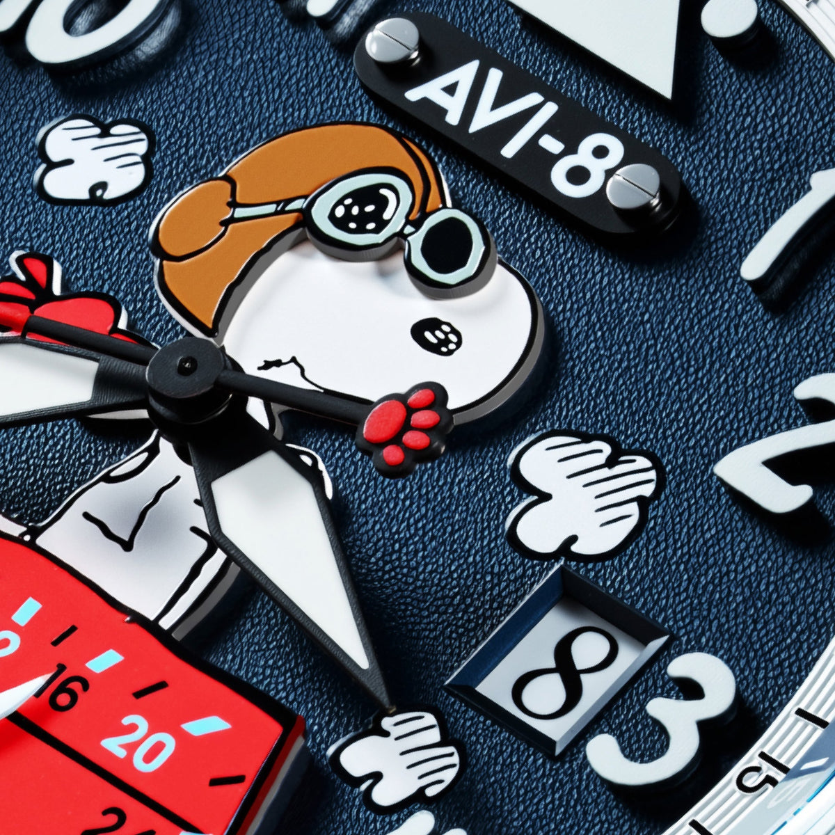 AVI-8 McKellar Dual Time Peanuts Snoopy Flying Ace – Azure Aviator (Limited Edition) – image 5