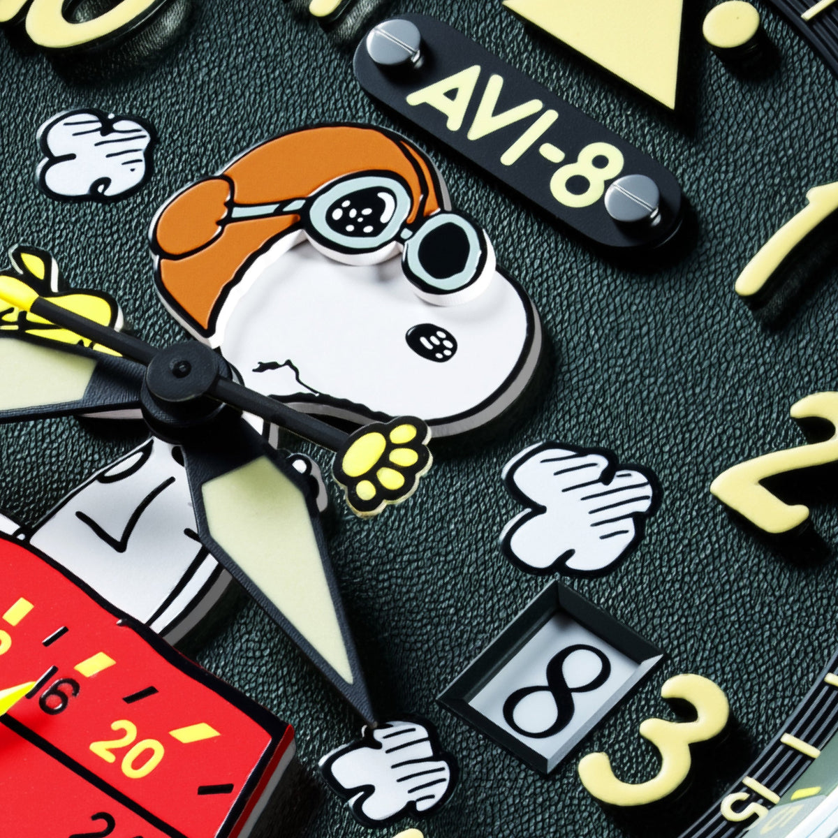 AVI-8 McKellar Dual Time Peanuts Snoopy Flying Ace – Pine Pilot (Limited Edition) – image 5