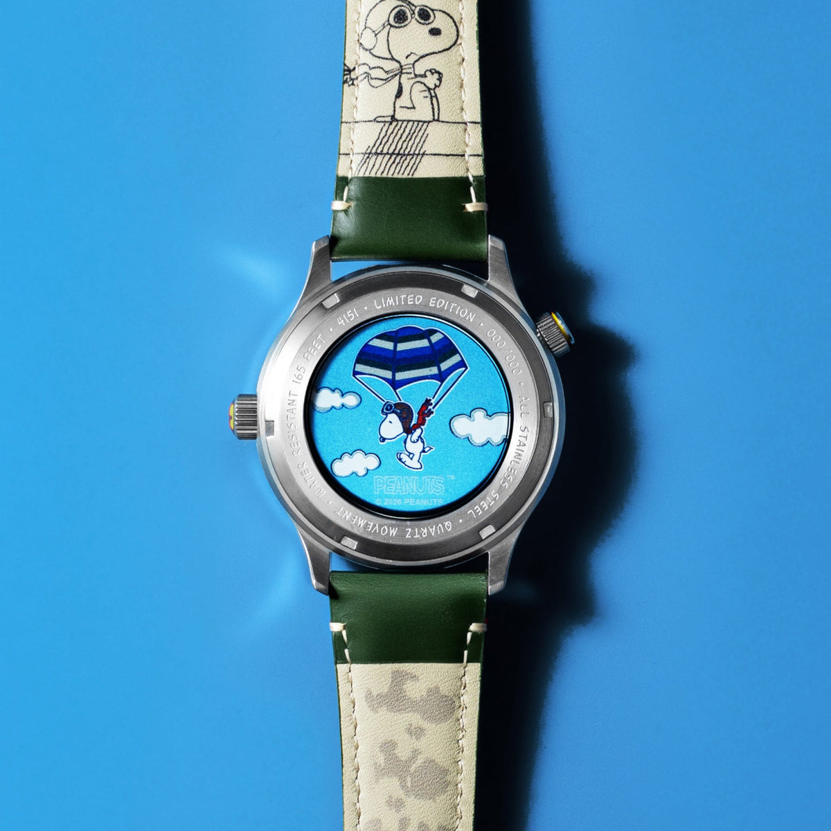 AVI-8 McKellar Dual Time Peanuts Snoopy Flying Ace – Pine Pilot (Limited Edition) – image 7