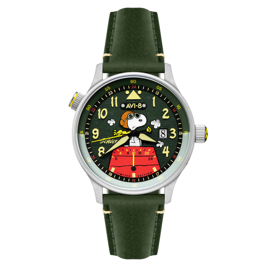 AVI-8 McKellar Dual Time Peanuts Snoopy Flying Ace – Pine Pilot (Limited Edition) – image 1