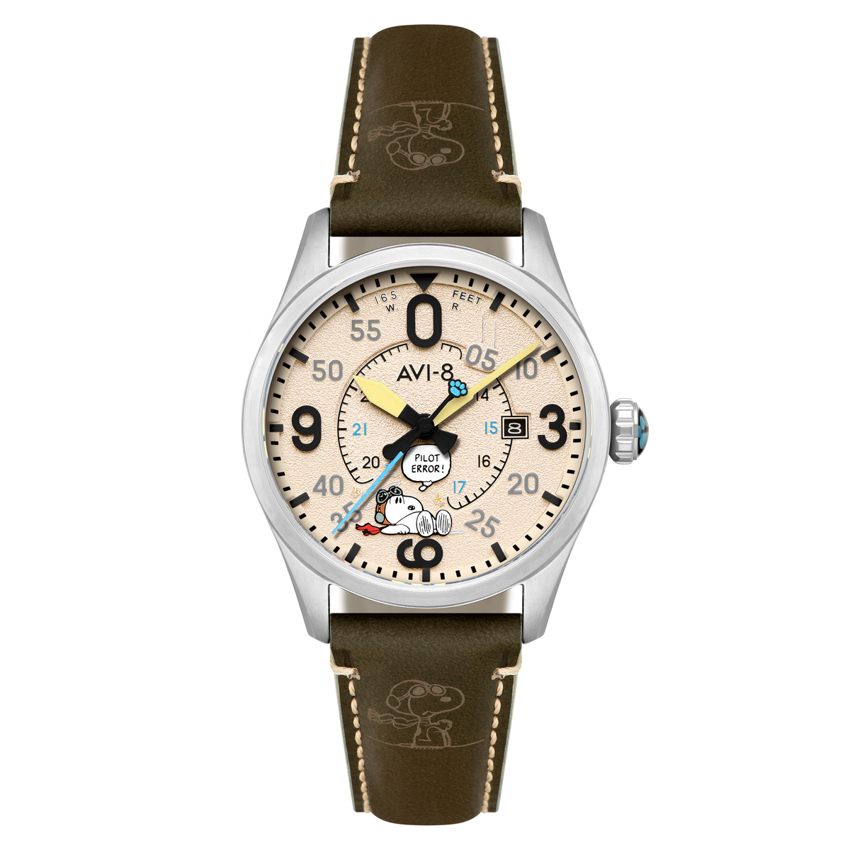 AVI-8 Smith Automatic Peanuts Snoopy Flying Ace Pilot Error – Deserted Decision (Limited Edition) – image 1