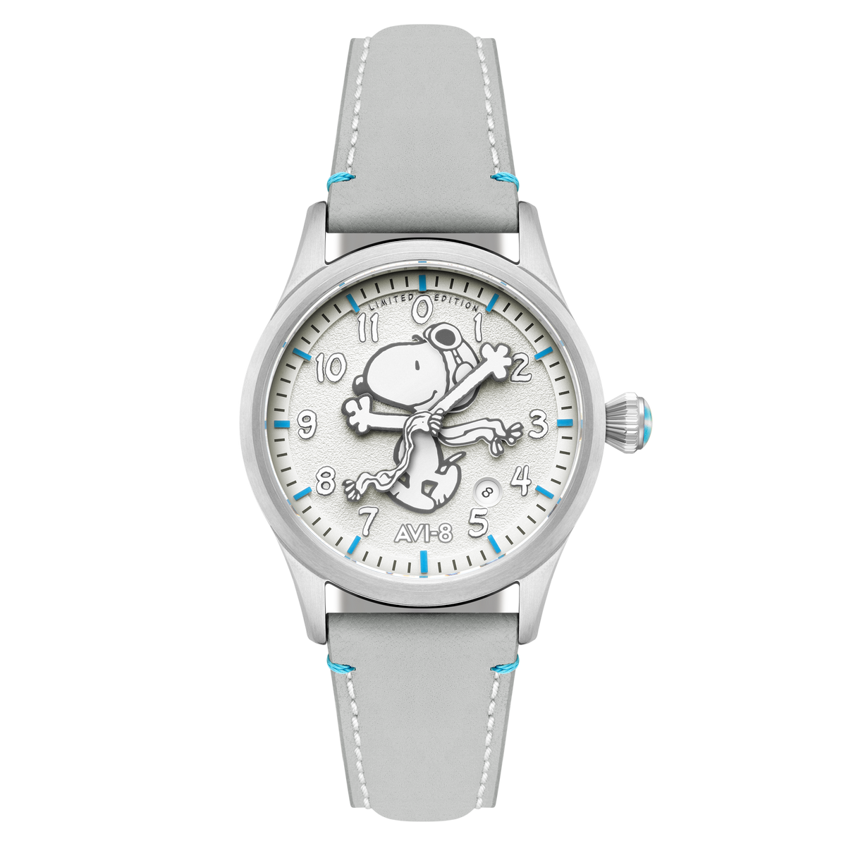 AVI-8 Engineer Automatic Peanuts Snoopy Flying Ace Monotone – Cloud Cover (Limited Edition) – image 1