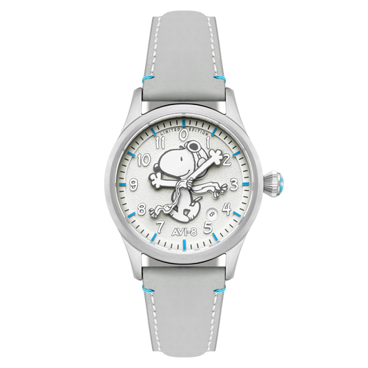 AVI-8 Engineer Automatic Peanuts Snoopy Flying Ace Monotone – Cloud Cover (Limited Edition) – image 1