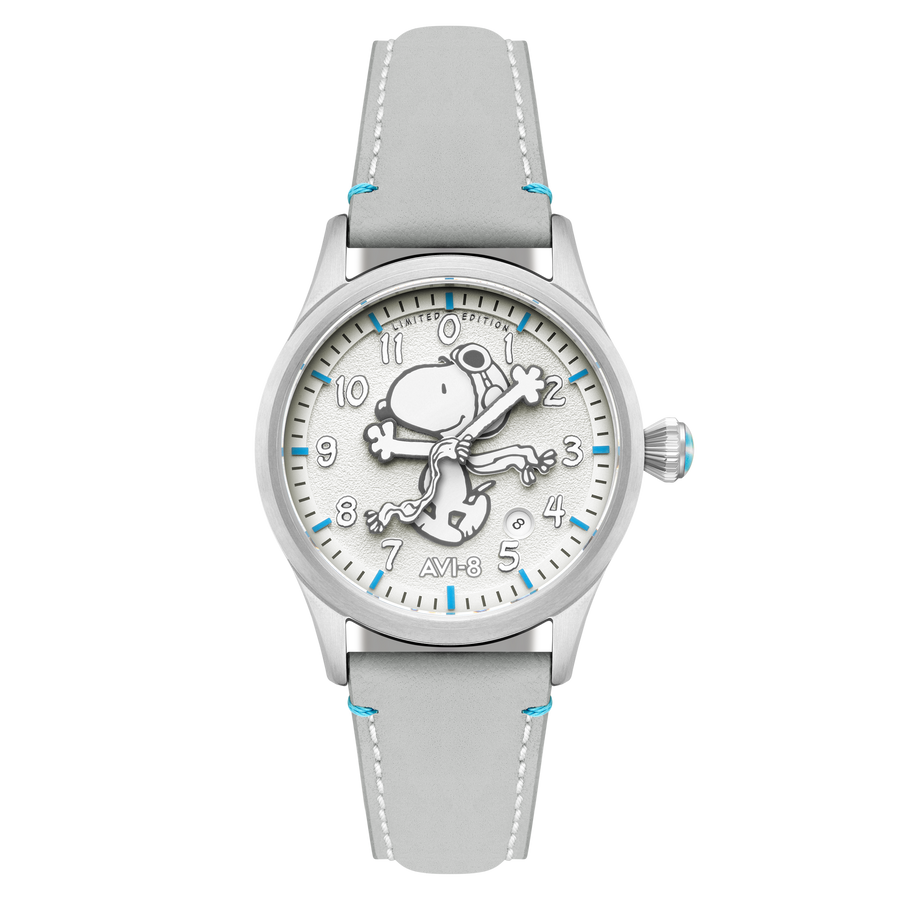 AVI-8 Engineer Automatic Peanuts Snoopy Flying Ace Monotone – Cloud Cover (Limited Edition) – image 1