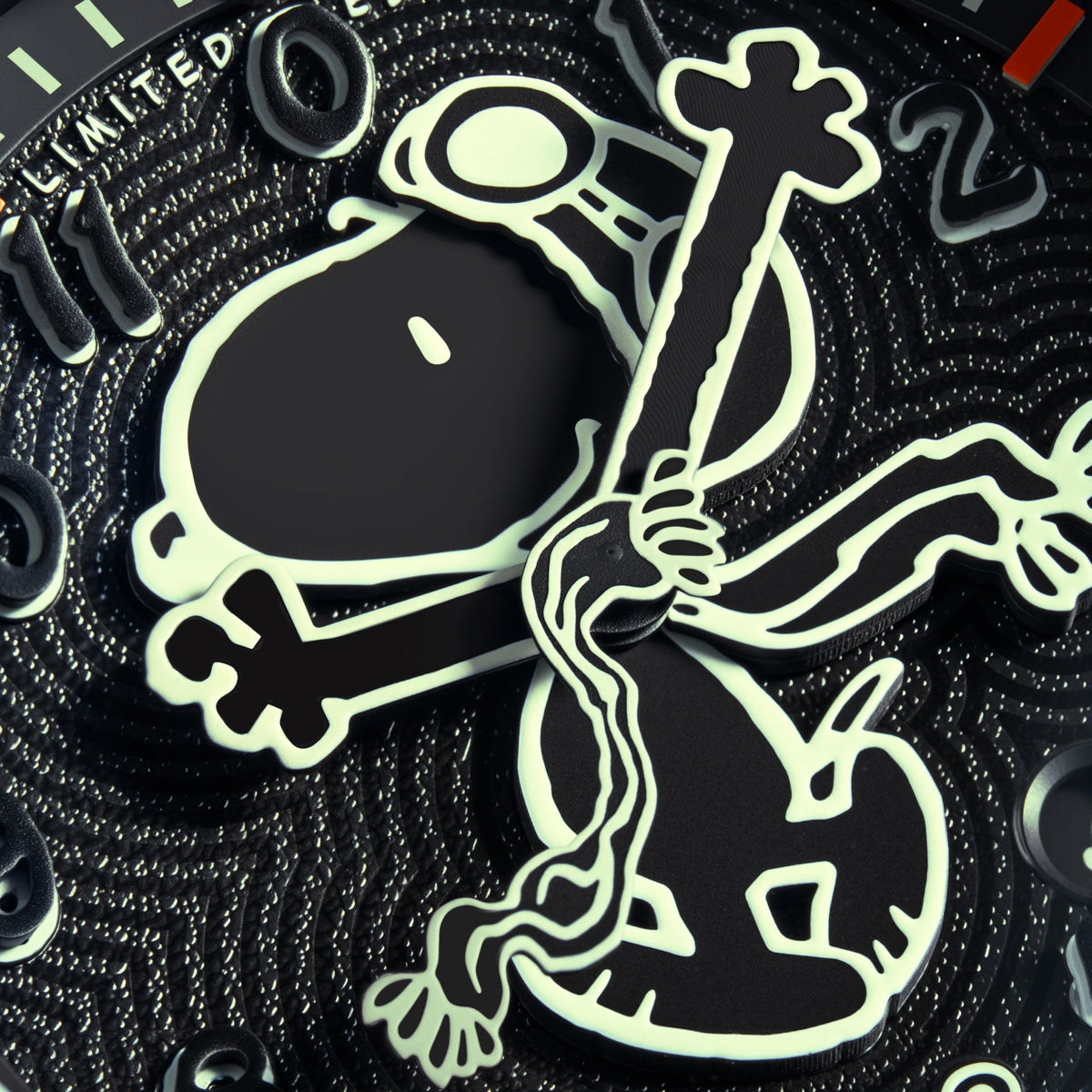 AVI-8 Engineer Automatic Peanuts Snoopy Flying Ace Monotone – Obsidian Ace (Limited Edition) – image 4