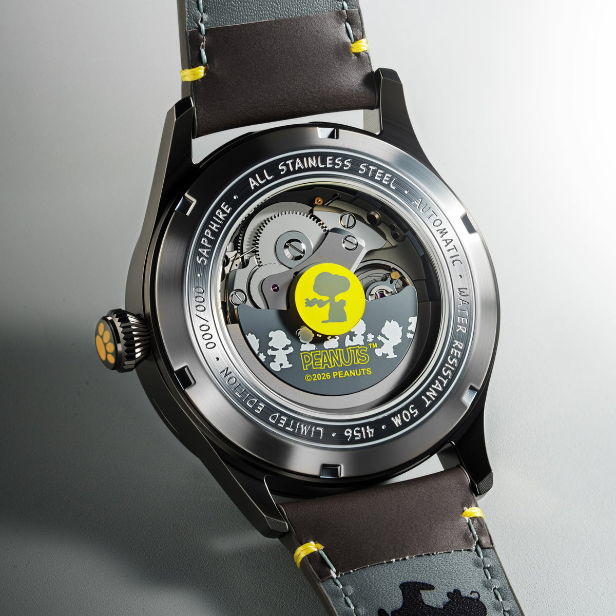 AVI-8 Engineer Automatic Peanuts Snoopy Flying Ace Monotone – Grey Glider (Limited Edition) – image 7