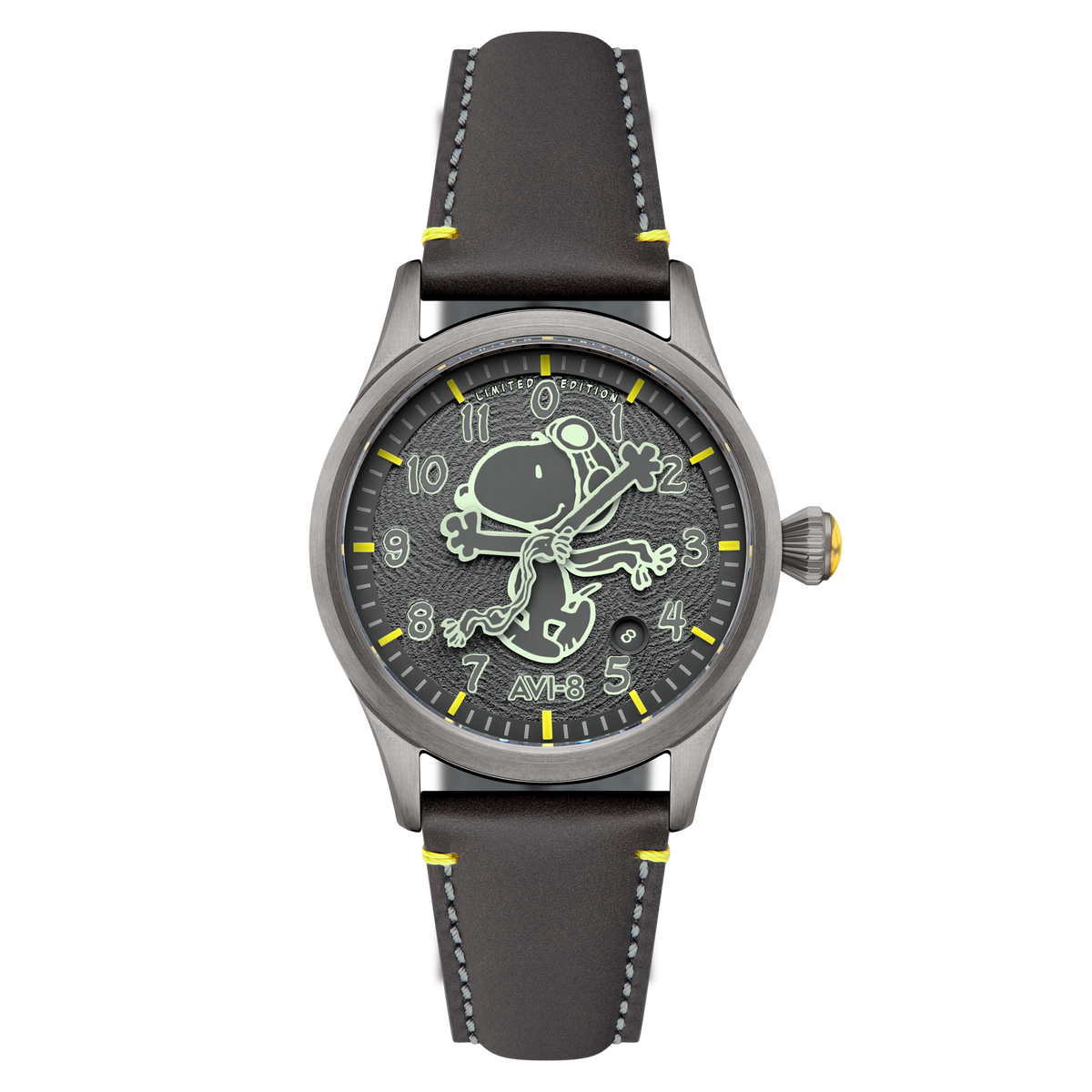 AVI-8 Engineer Automatic Peanuts Snoopy Flying Ace Monotone – Grey Glider (Limited Edition) – image 1