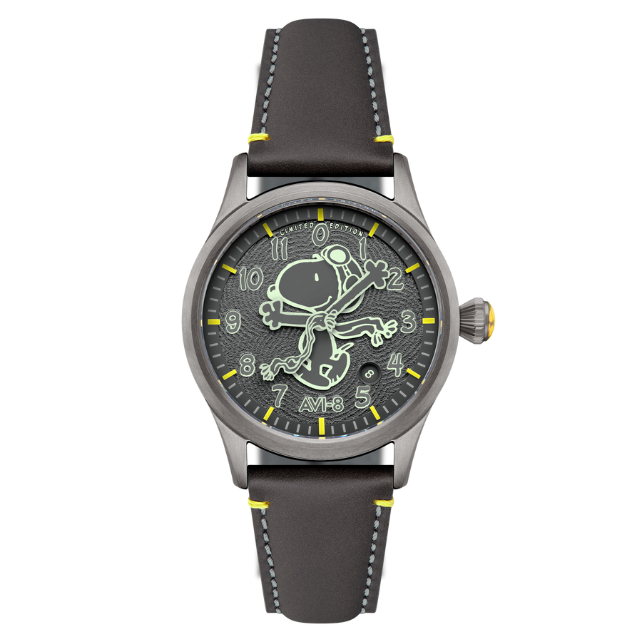 AVI-8 Engineer Automatic Peanuts Snoopy Flying Ace Monotone – Grey Glider (Limited Edition) – image 1