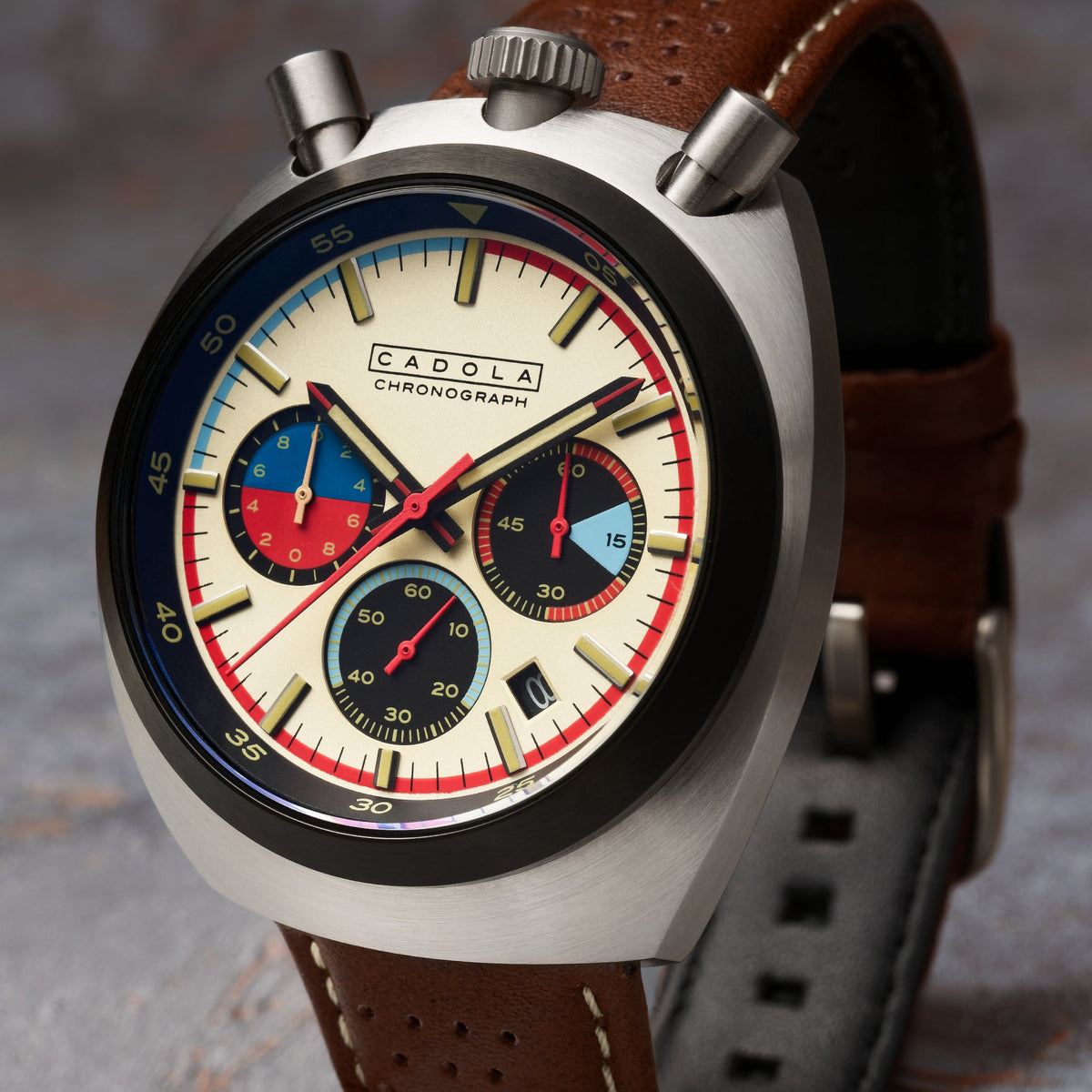 Cadola Testa di Toro Chronograph – Beige Burnout – image 4