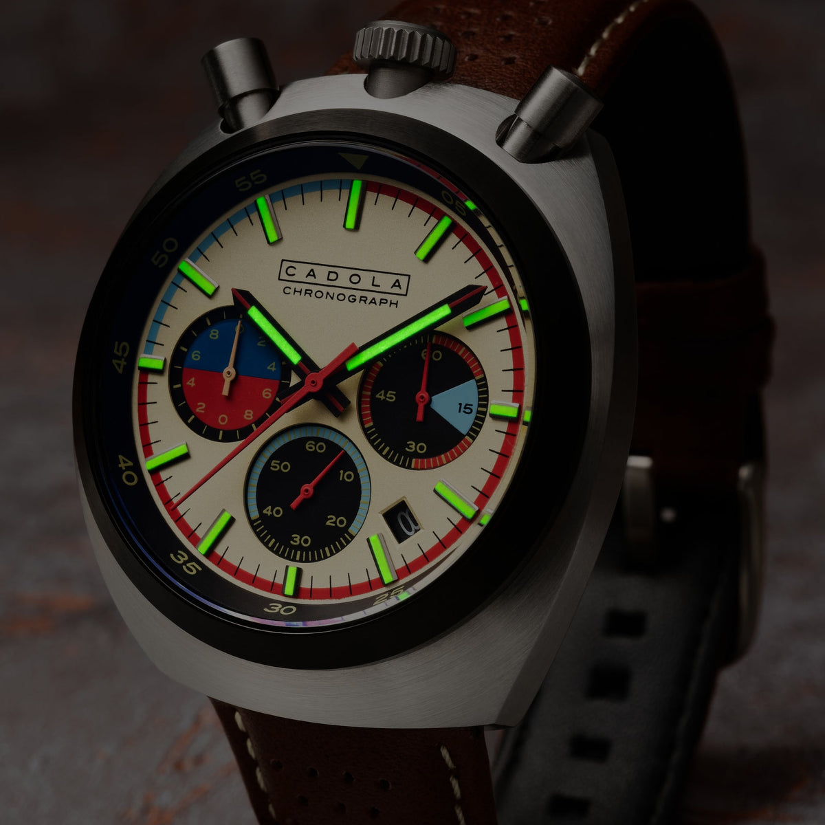 Cadola Testa di Toro Chronograph – Beige Burnout – image 3