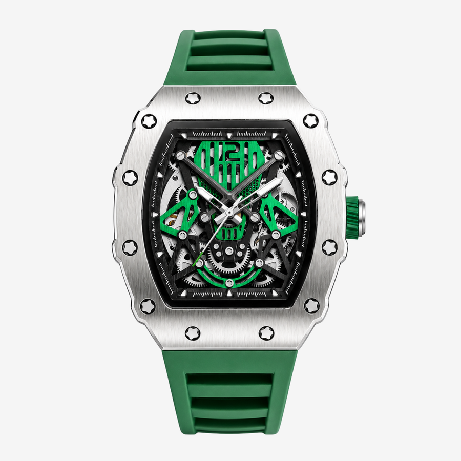 AXEL Chrono Skeleton Watch – Green – image 1