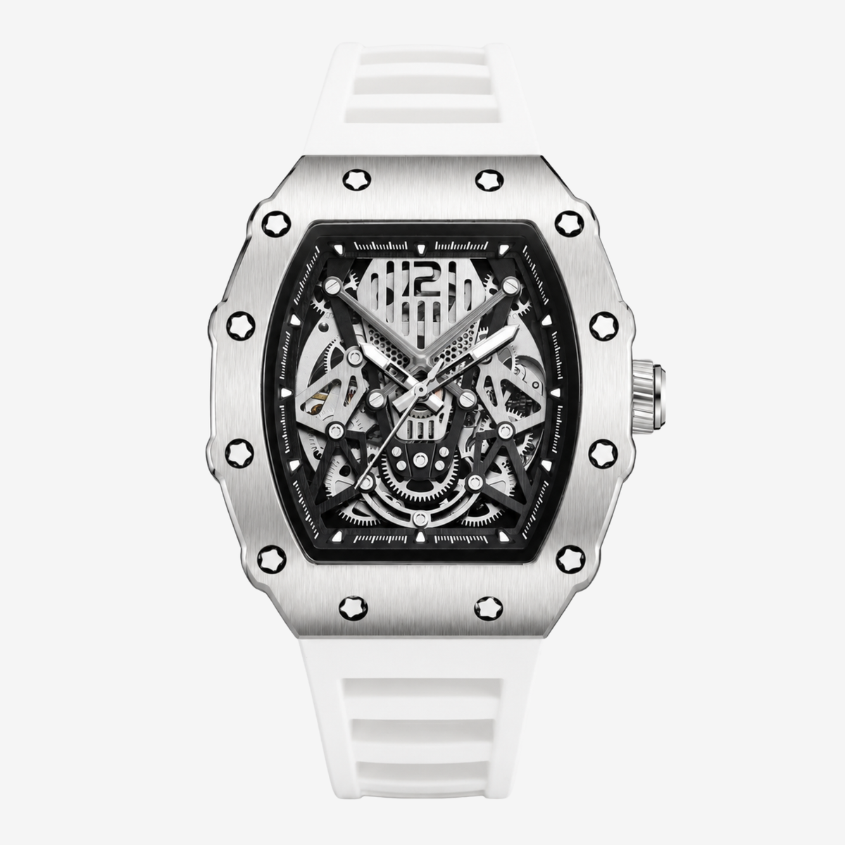 AXEL Chrono Skeleton Watch – White – image 1