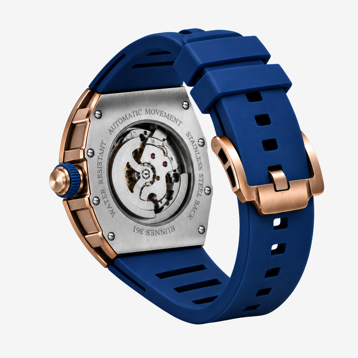 Reloj Esqueleto FYNTHER Chrono – Azul