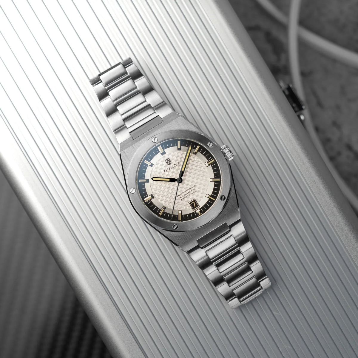 Duxot Bastia Automatic – Sandy Silver – image 3