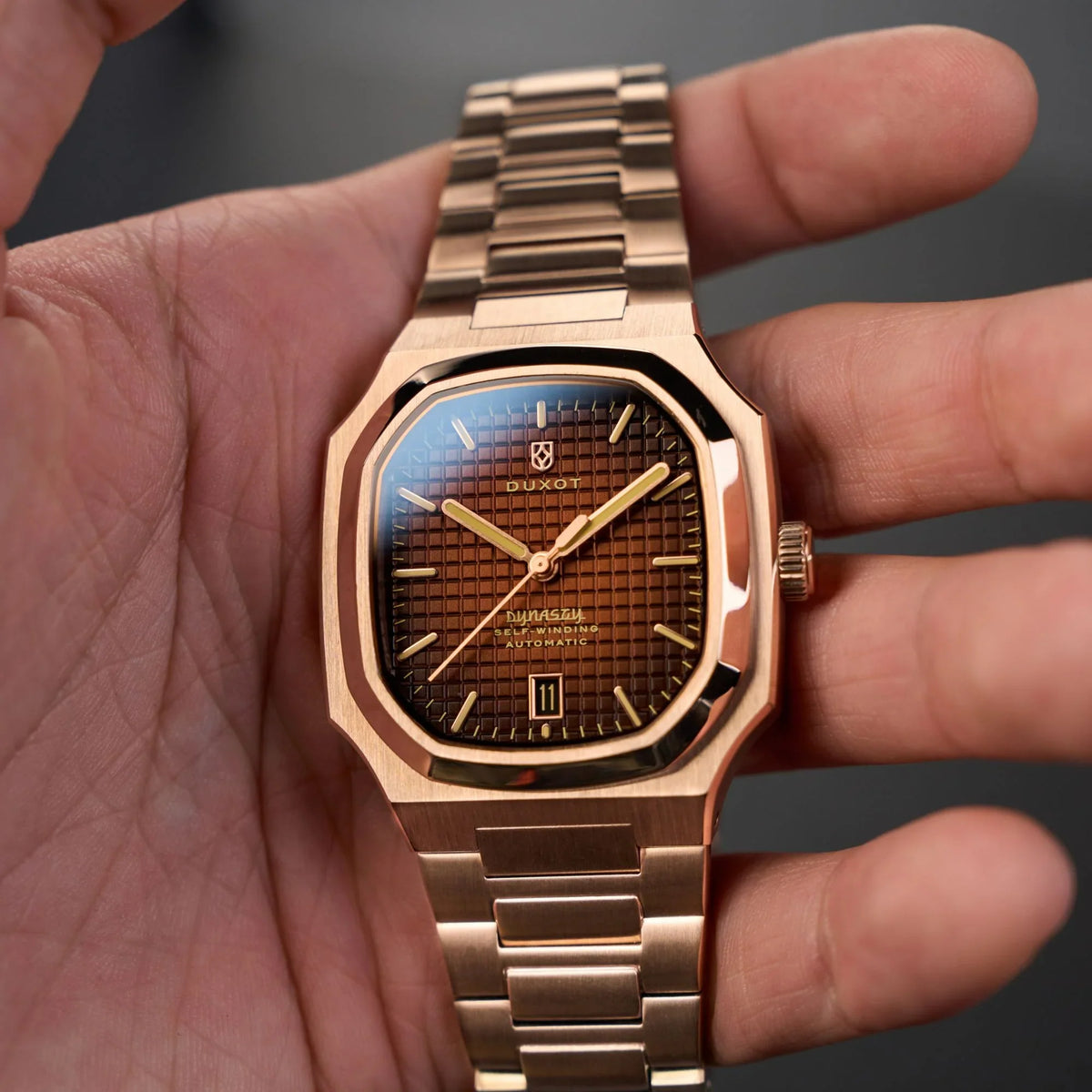 Duxot Colmar Automatic – Copper Brown – image 5