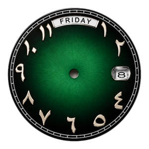 Arabic Green dial