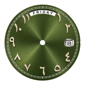 Arabic Olive dial