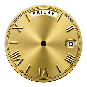 Roman Champagne dial