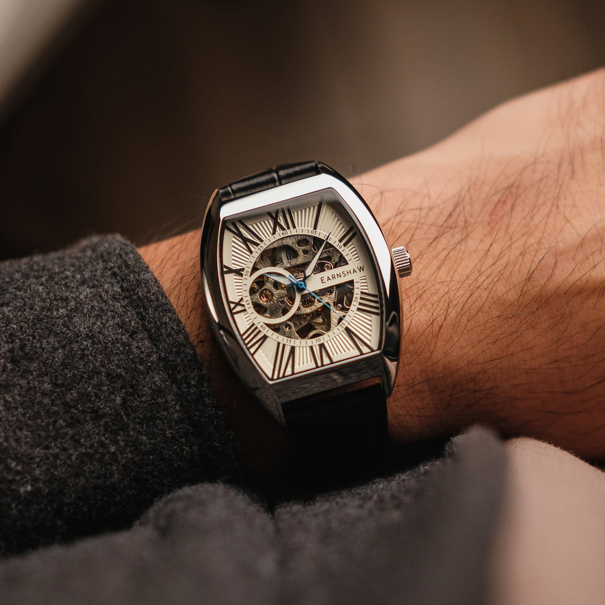 Thomas Earnshaw Beauchamp Skeleton Automatic – Morning Coat White – image 2
