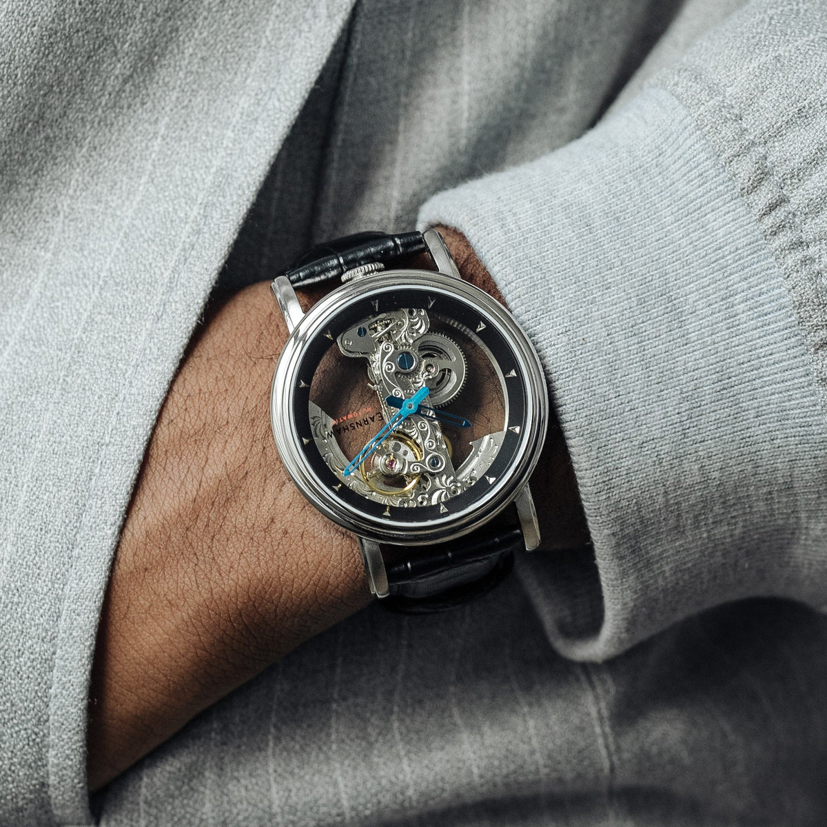 Thomas Earnshaw Fowler Bridge Skeleton Automatic – Black – image 4
