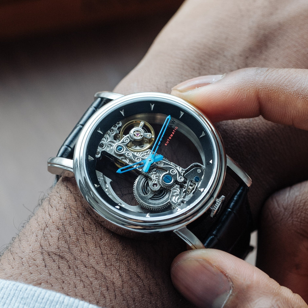 Thomas Earnshaw Fowler Bridge Skeleton Automatic – Black – image 2