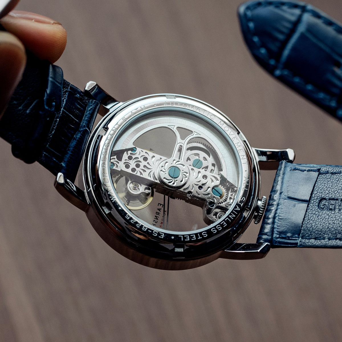 Thomas Earnshaw Fowler Bridge Skeleton Automatic – Blue – image 5