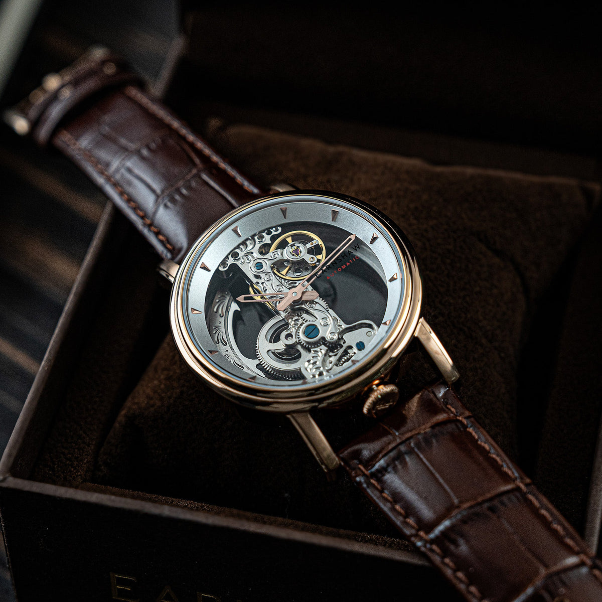 Thomas Earnshaw Fowler Bridge Skeleton Automatic – Rose Gold – image 3