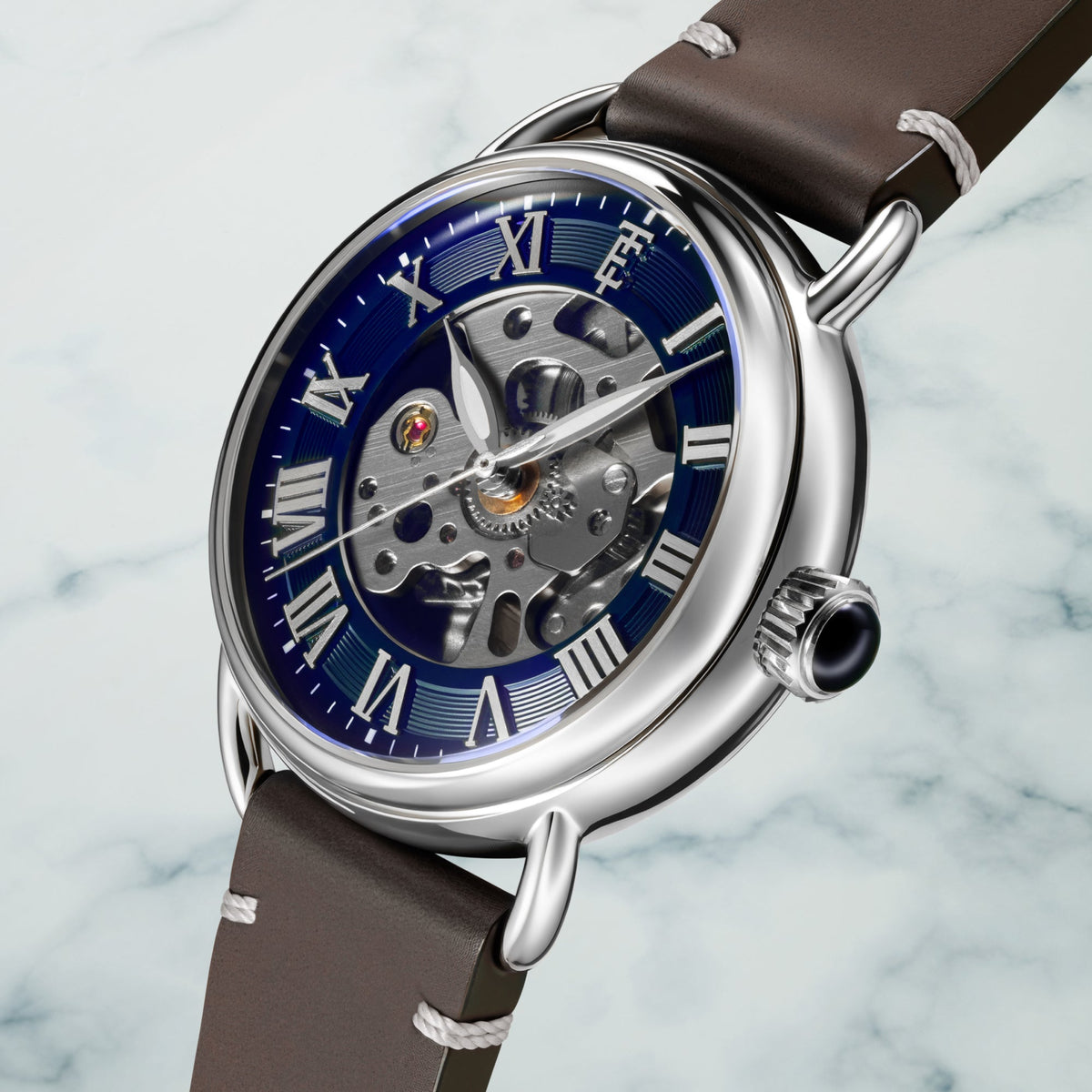 Thomas Earnshaw Investigator 40 Automatic – Sapphire Blue – image 3