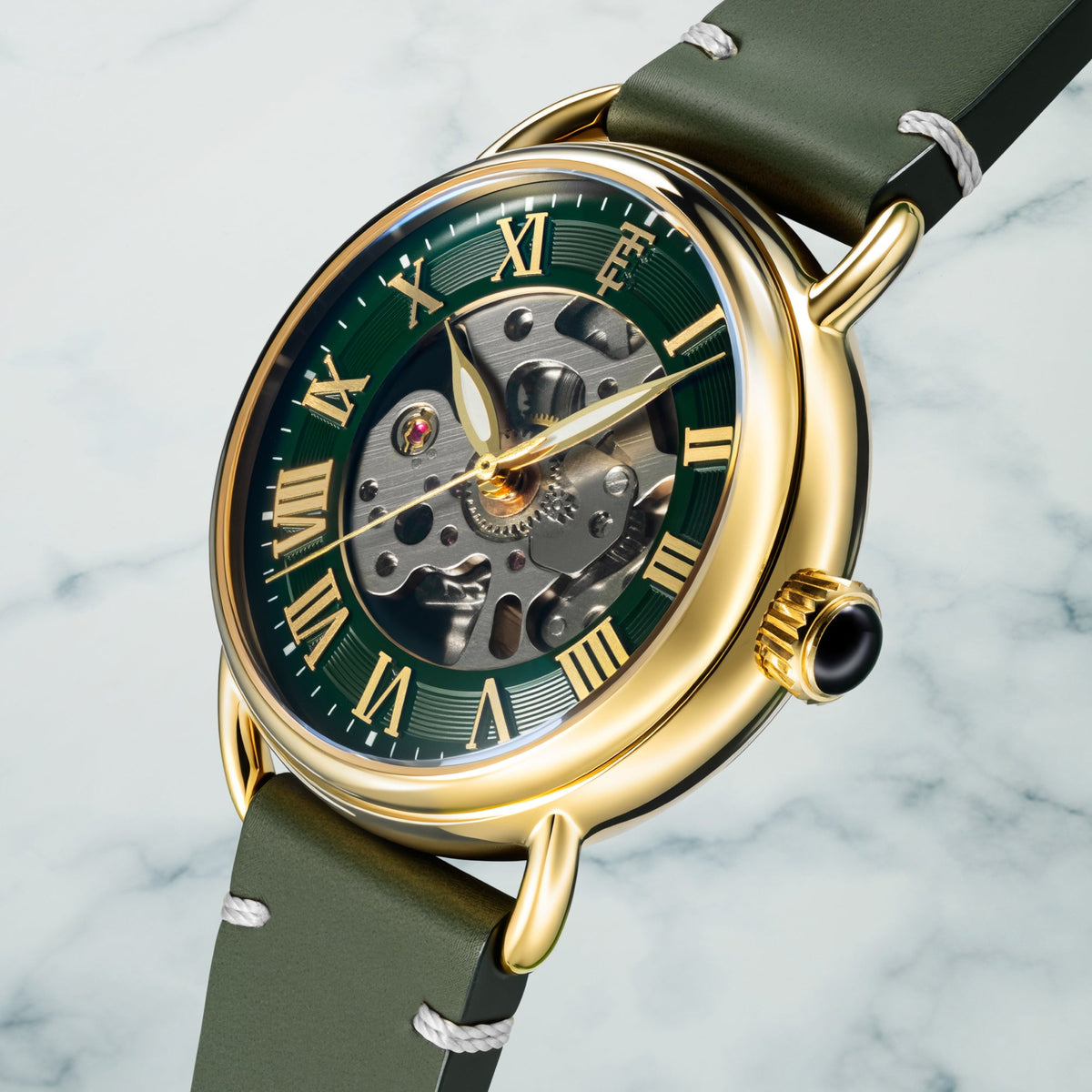Thomas Earnshaw Investigator 40 Automatic – Fern Green – image 3