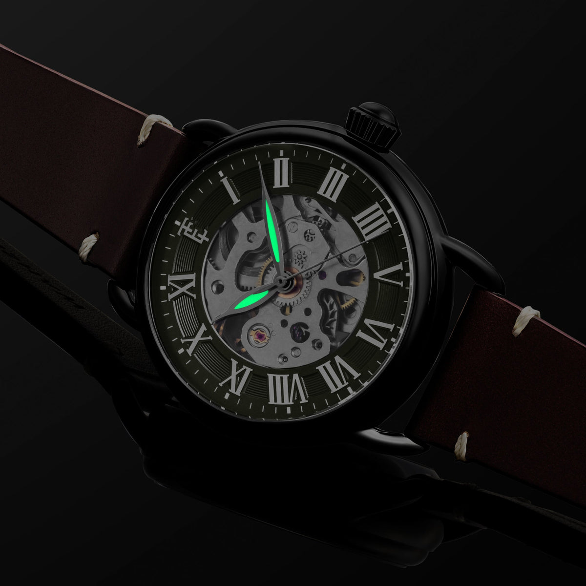 Thomas Earnshaw Investigator 40 Automatic – Olive Green – image 5