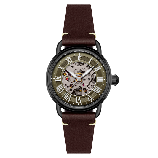 Thomas Earnshaw Investigator 40 Automatic – Olive Green – image 1