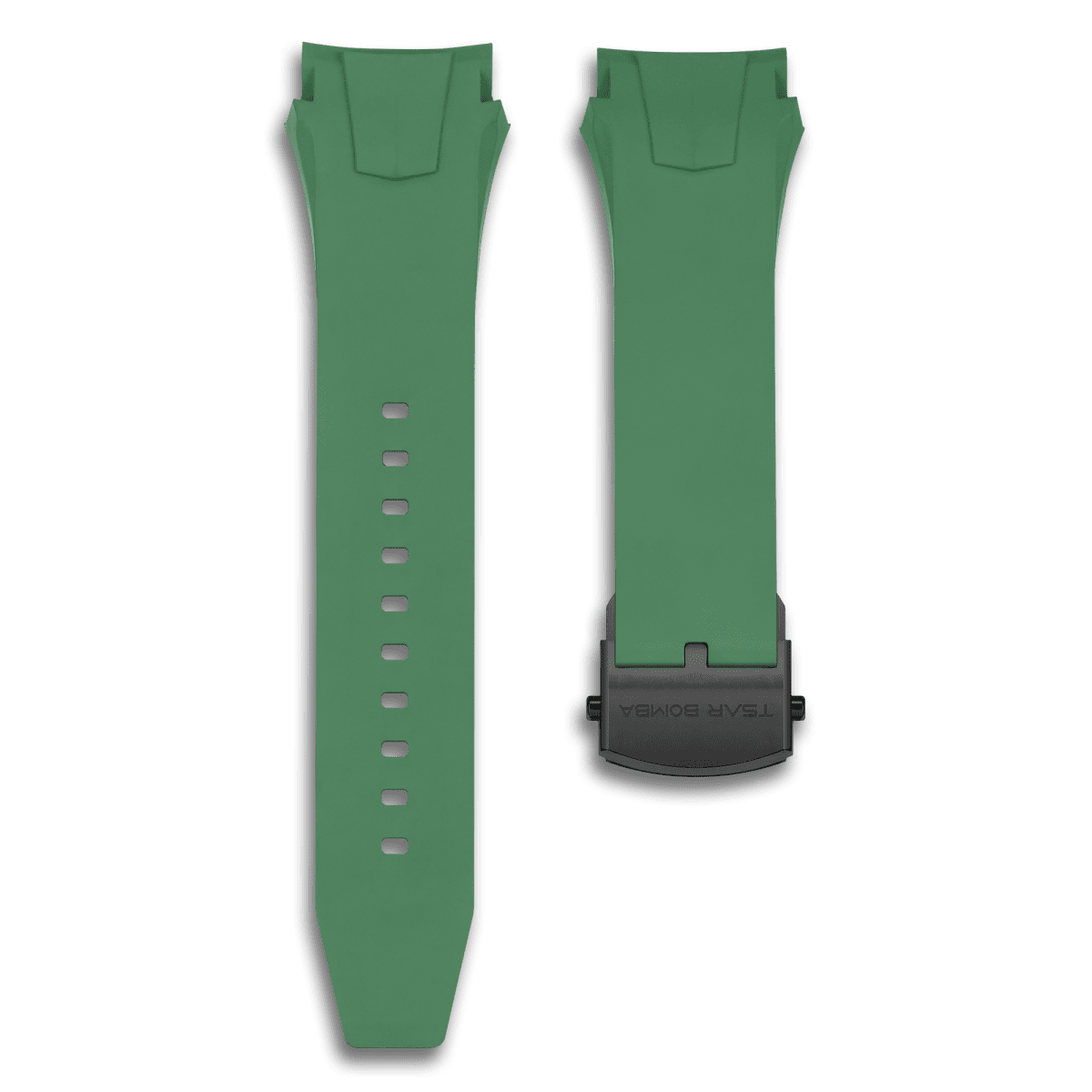 FYNTHER Chronic Strap – Dark Matter · Green, Deployant Clasp