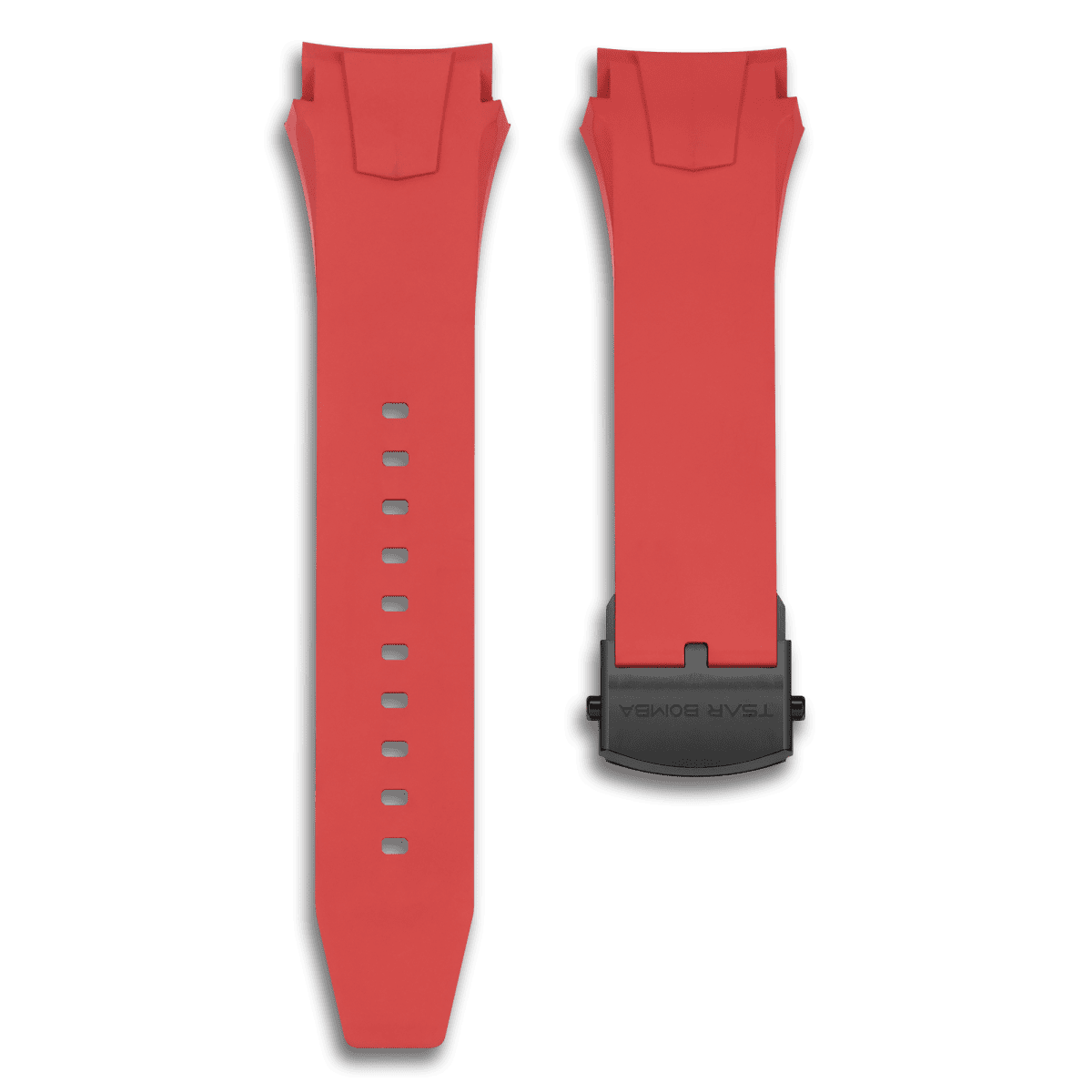 FYNTHER Chronic Strap – Dark Matter · Red, Deployant Clasp