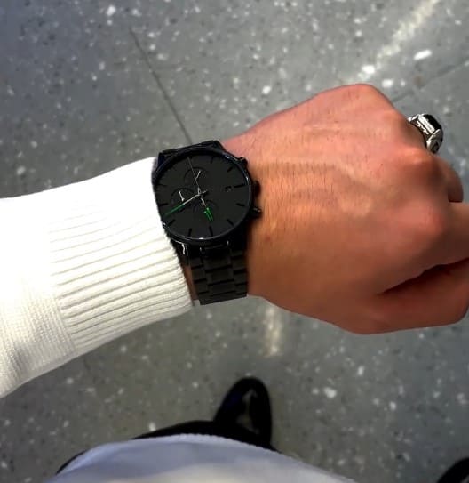 Nibosi Prestige Men's Watch – Black & Green