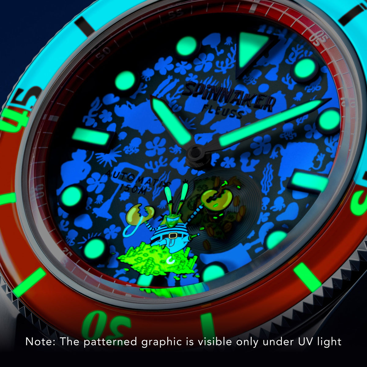 Spinnaker Fleuss Automatic SpongeBob SquarePants Shell Mates – Krabs Blue (Limited Edition) – image 6