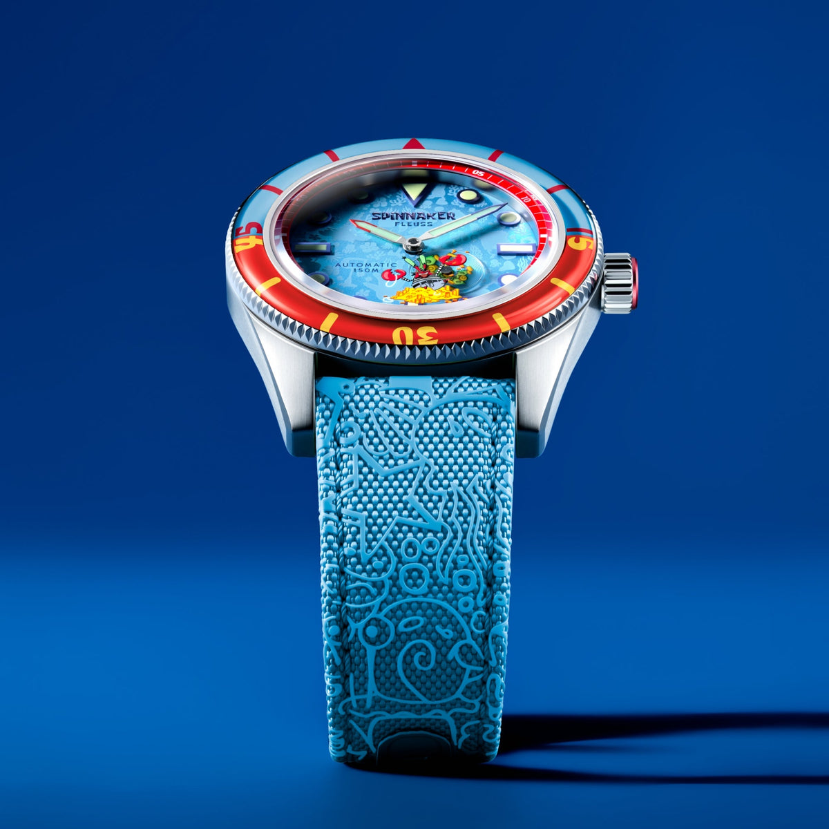Spinnaker Fleuss Automatic SpongeBob SquarePants Shell Mates – Krabs Blue (Limited Edition) – image 5